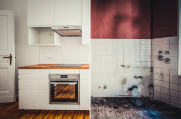 antes despues reforma parcial cocina ourense