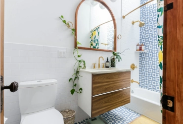 actualizacion de bano pequeno en un piso de alquiler en a ponte